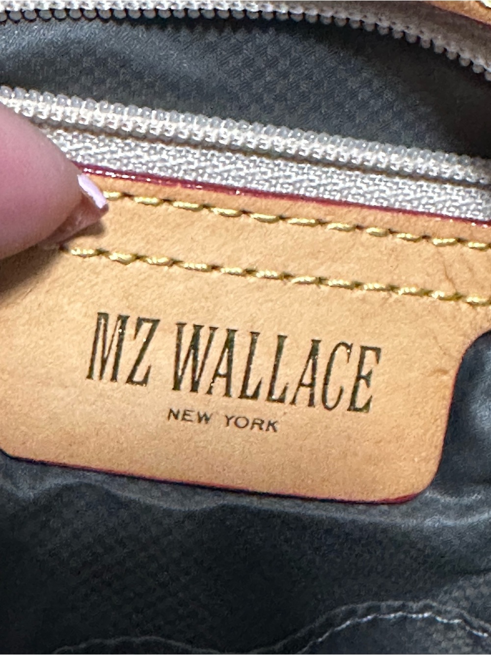 MZ Wallace Metro Flat Crossbody in Magnet Gray w/Dustbag EUC - Picture 10 of 14